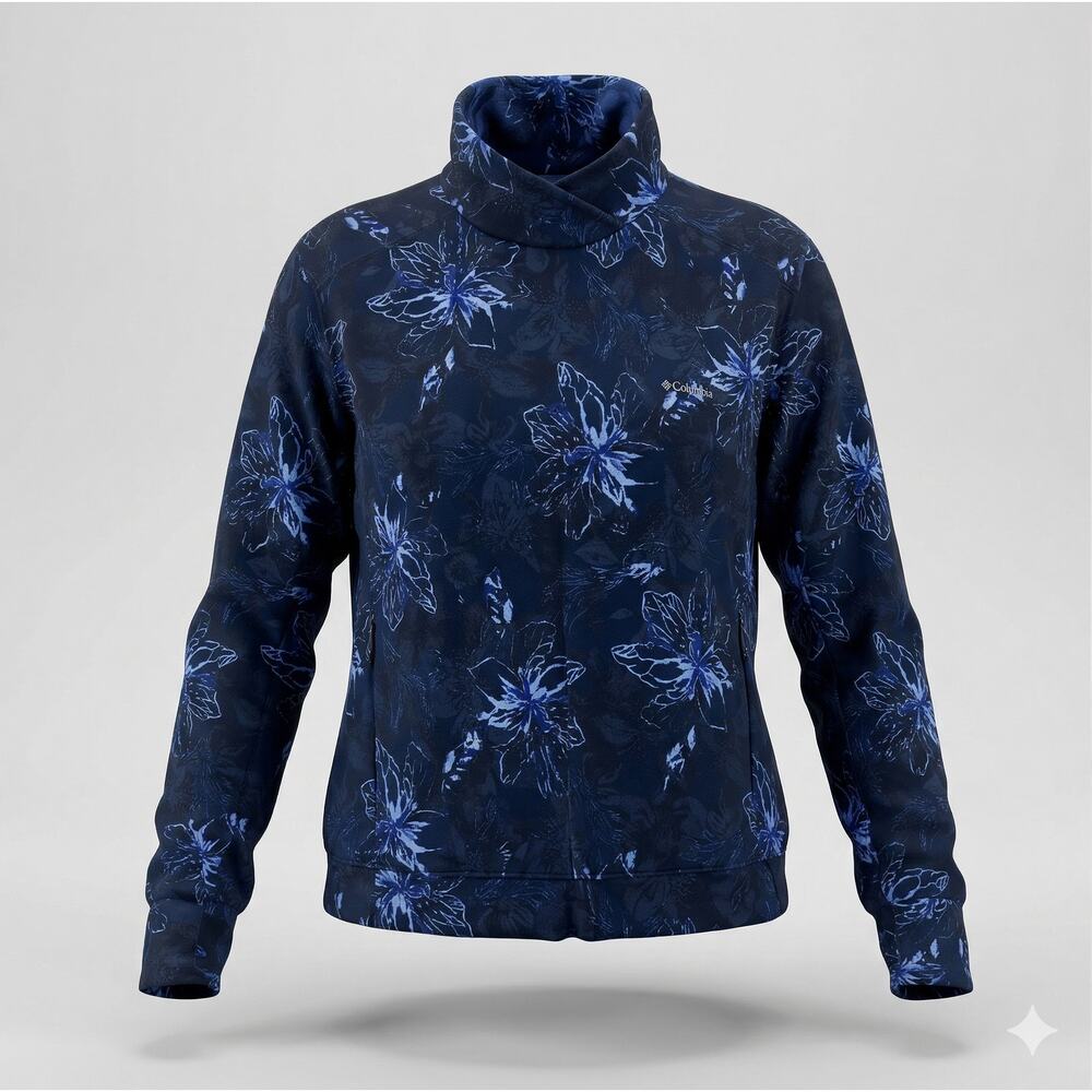 Columbia Women XXL Outdoor Athleisure Staple Bloomcore Mock Neck Performance Top